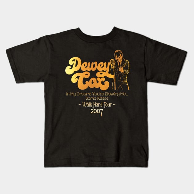 Dewey Cox - Walk Hard Tour Kids T-Shirt by darklordpug